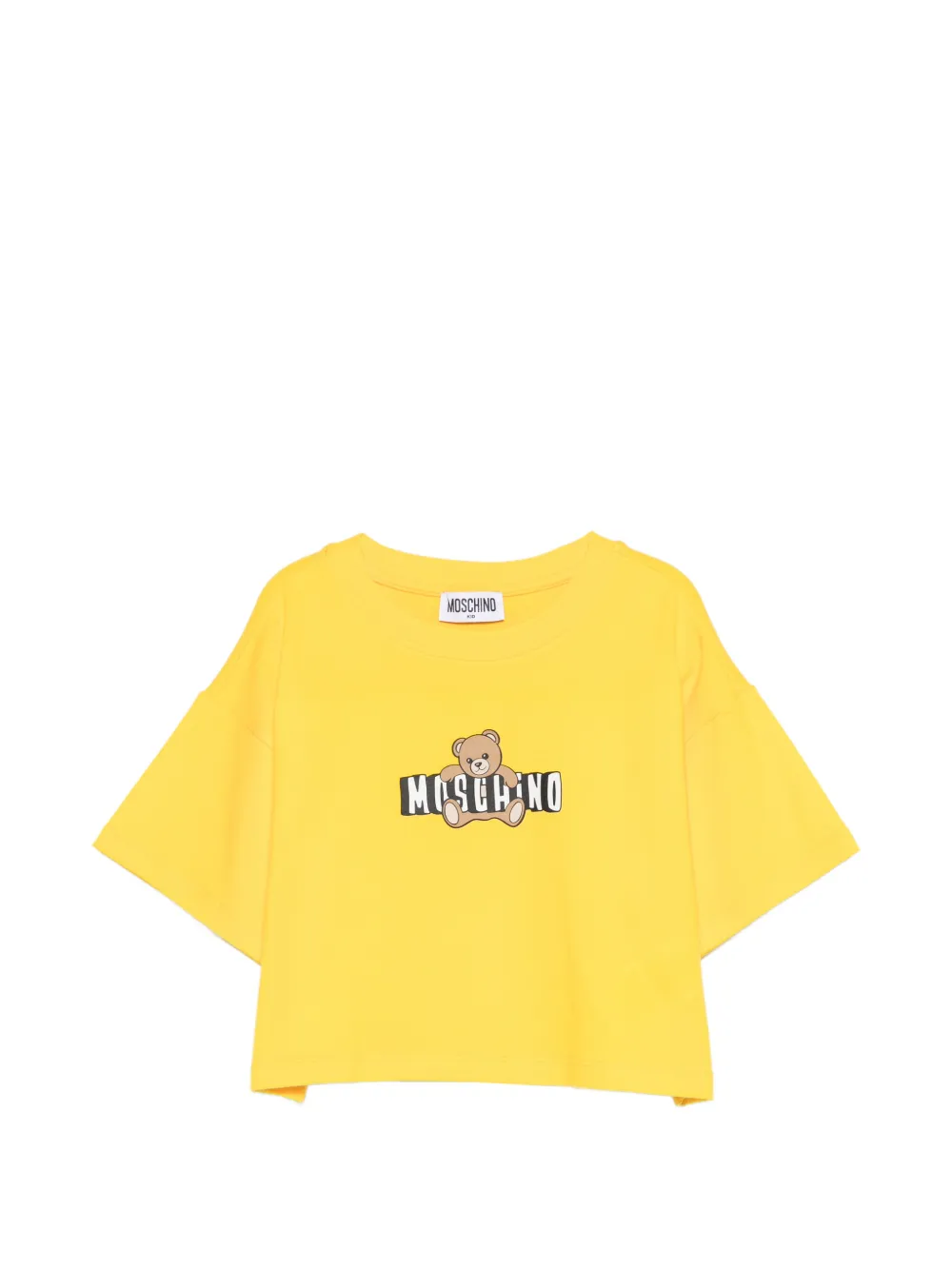 Moschino Kids teddy-graphic T-shirt - Giallo