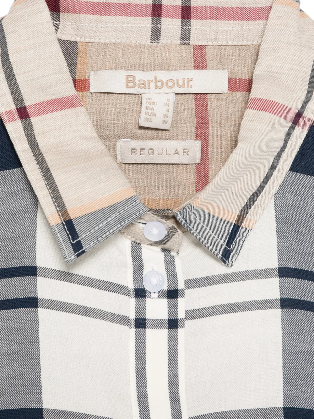  Barbour Check-print Shirt - Neutrals 
