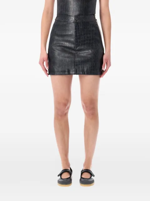 adidas falda corta con efecto de cocodrilo