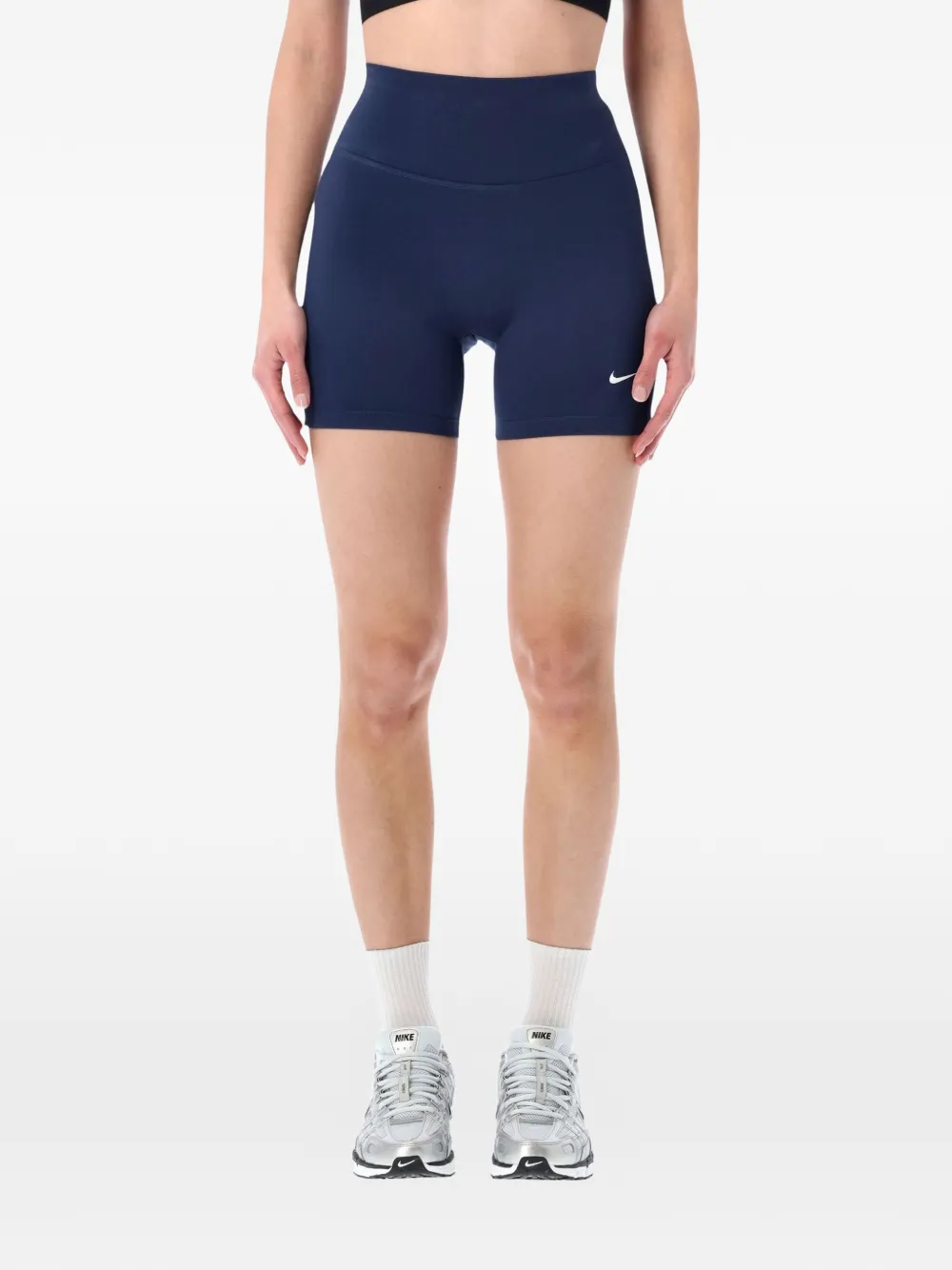 Nike high-waisted performance shorts - Blau