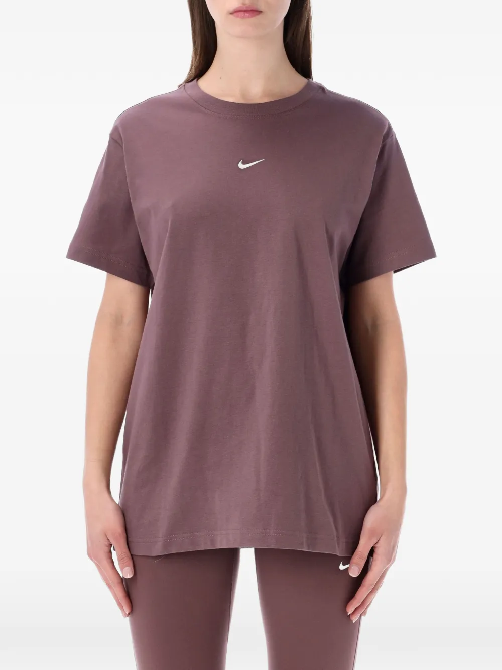 Nike classic logo T-shirt - Viola