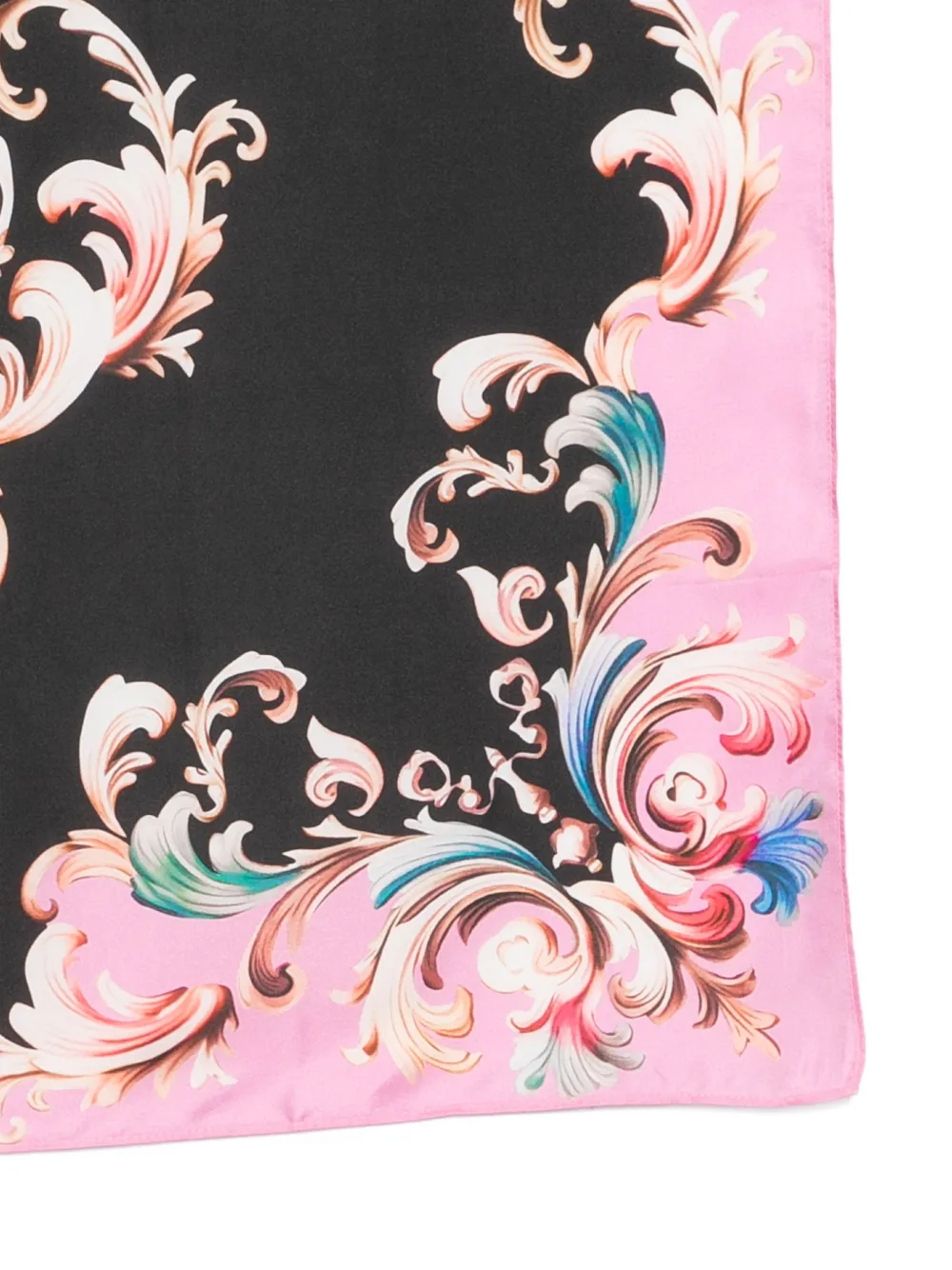 Versace Jeans Couture Sjaal met bloemenprint Zwart