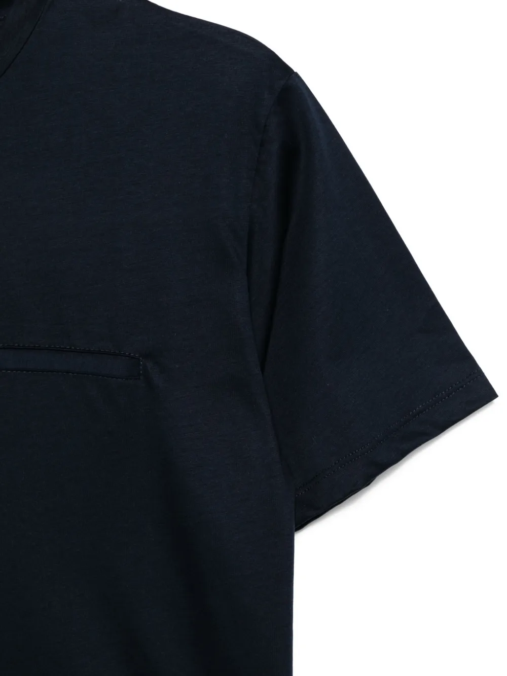 Paolo Pecora Kids T-shirt met zak Blauw