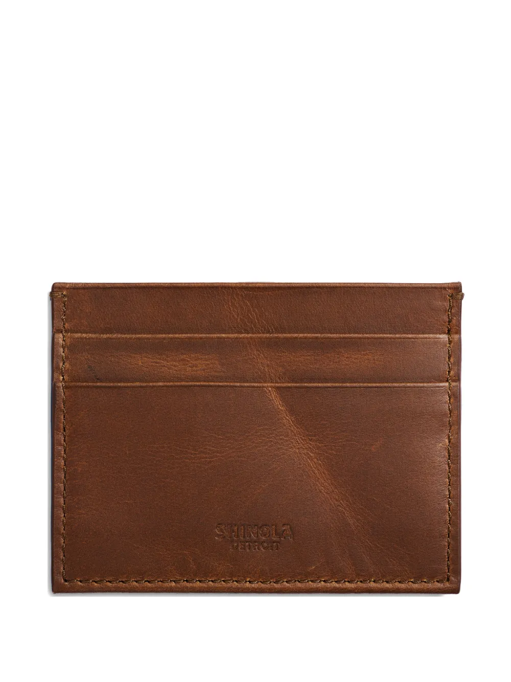 Shinola 5-Pocket Card case - Marrone