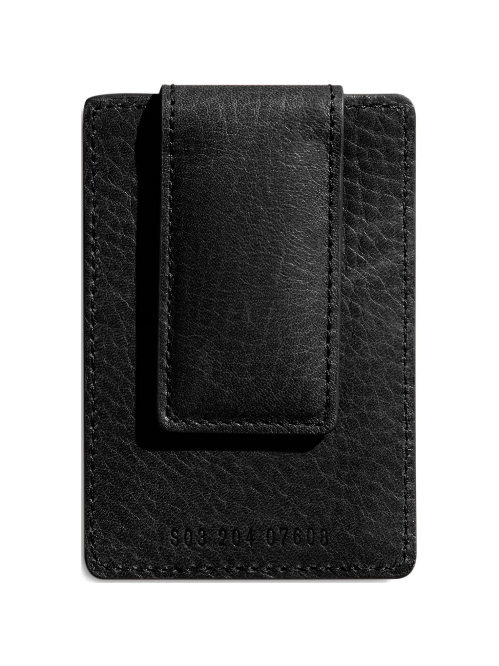 Shinola Magnetic Money Clip card wallet - Nero