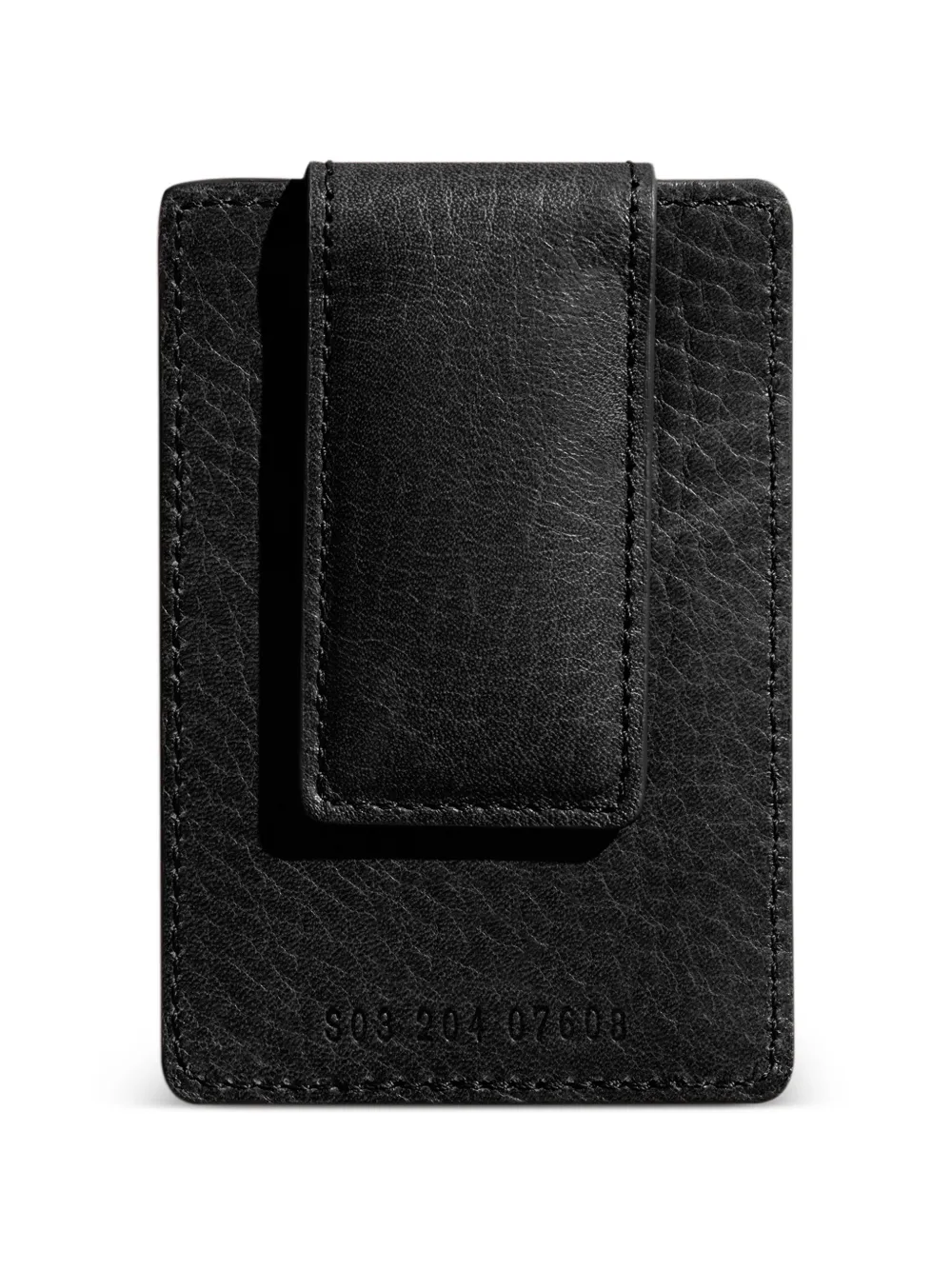 Shinola Magnetic Money Clip card wallet - Schwarz
