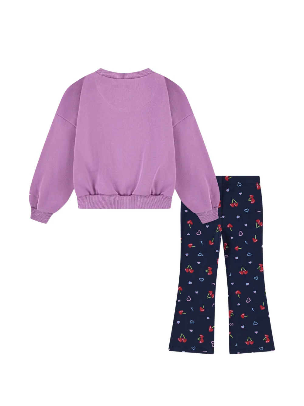  Nike Kids Cherry Heart Trousers Set (set Of Two) - Purple 