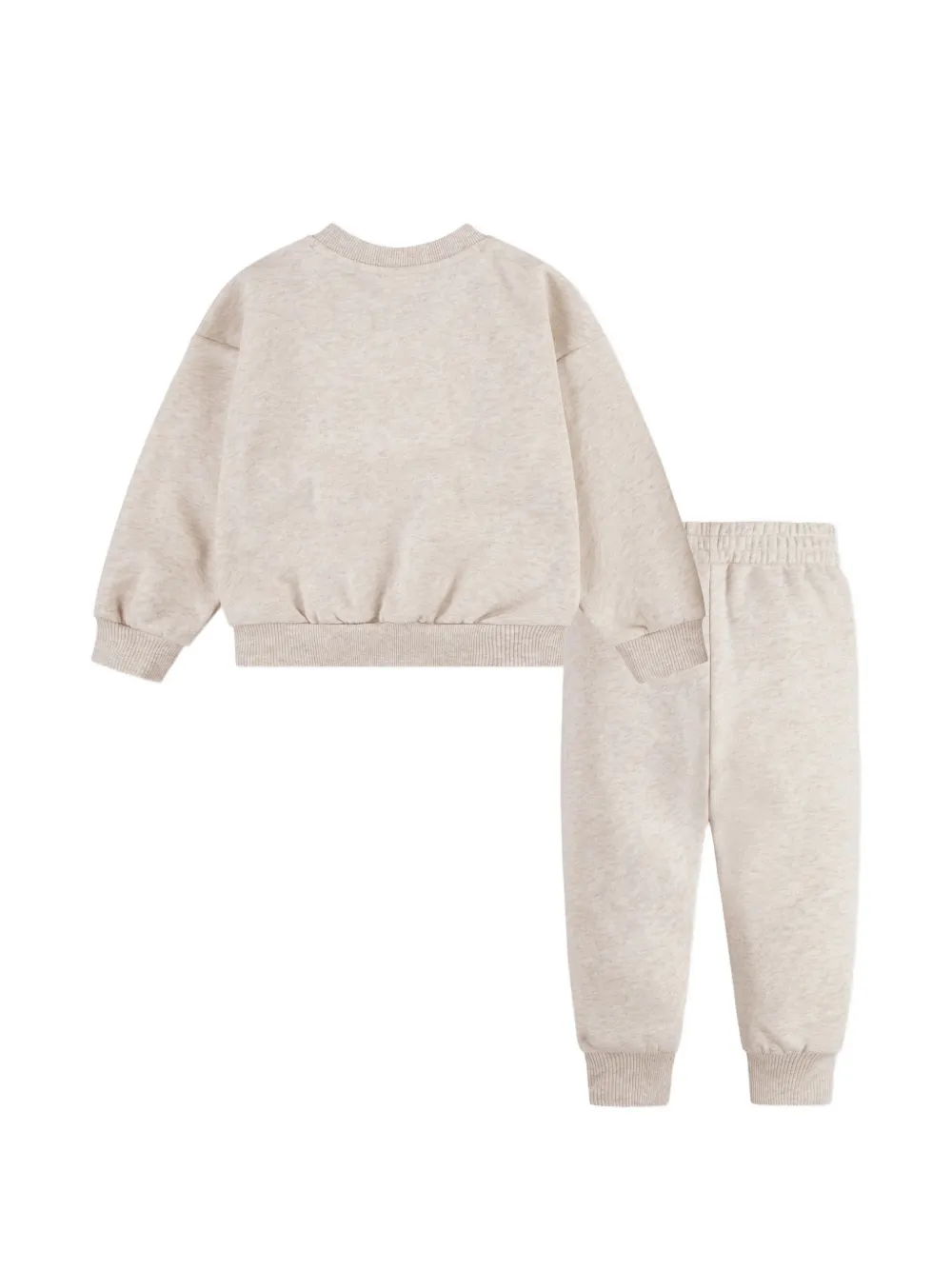 Nike Kids Essential Fleece trainingspak met logodetail Beige