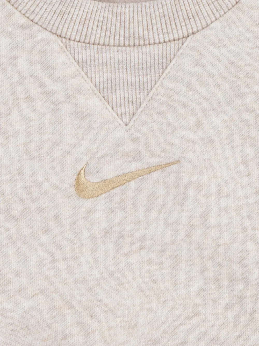 Nike Kids Essential Fleece trainingspak met logodetail Beige