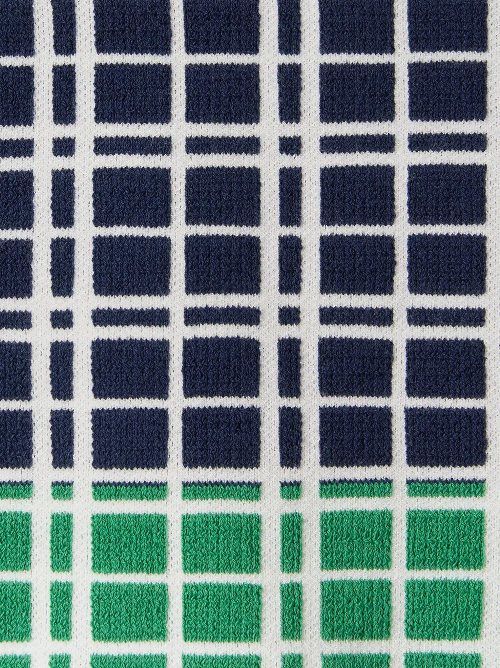 La Doublej Check Ribbed Top In Multi