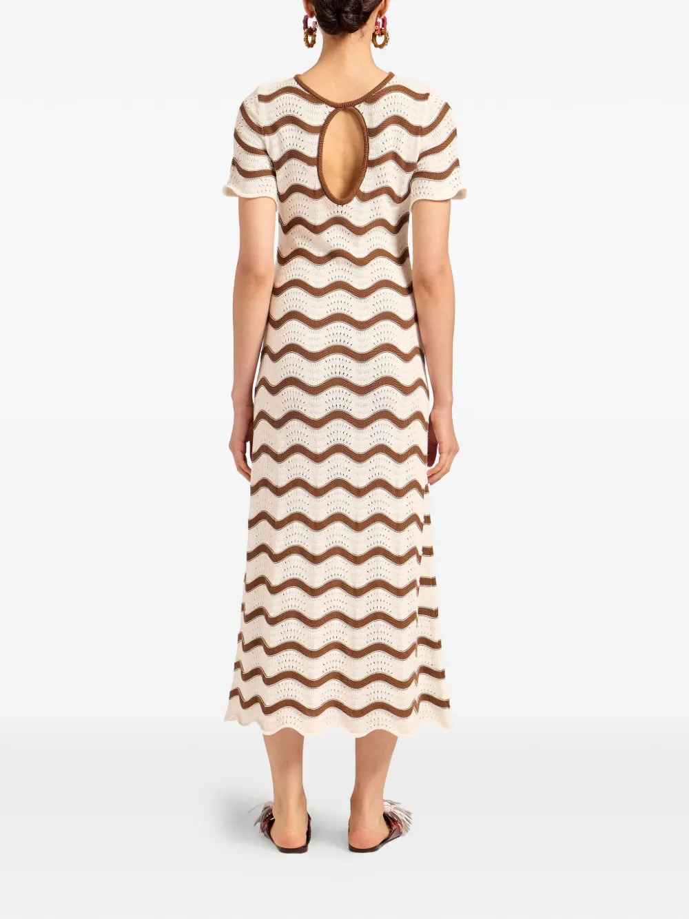 La DoubleJ Swing jurk Beige