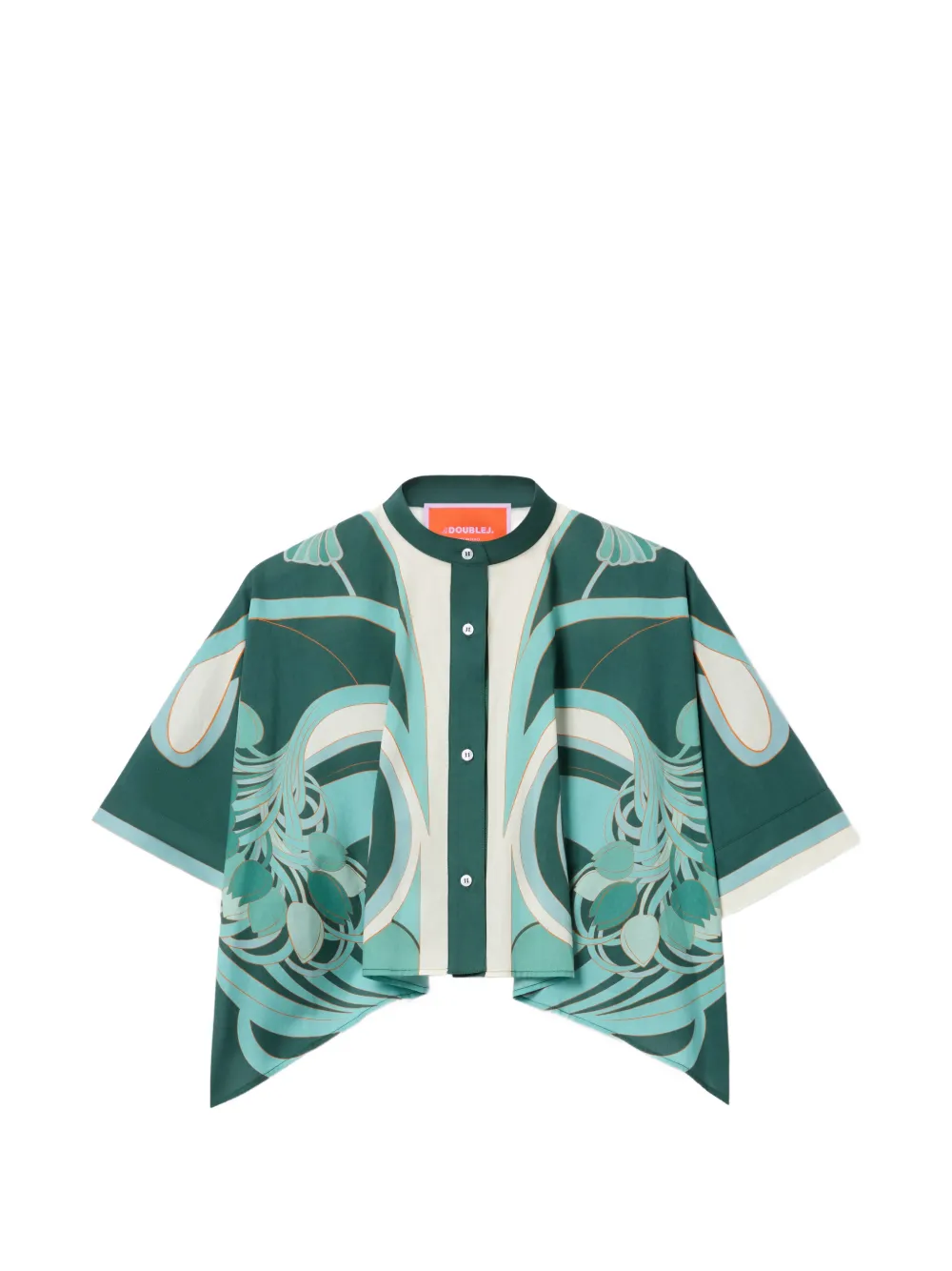La DoubleJ mini Foulard shirt - Verde
