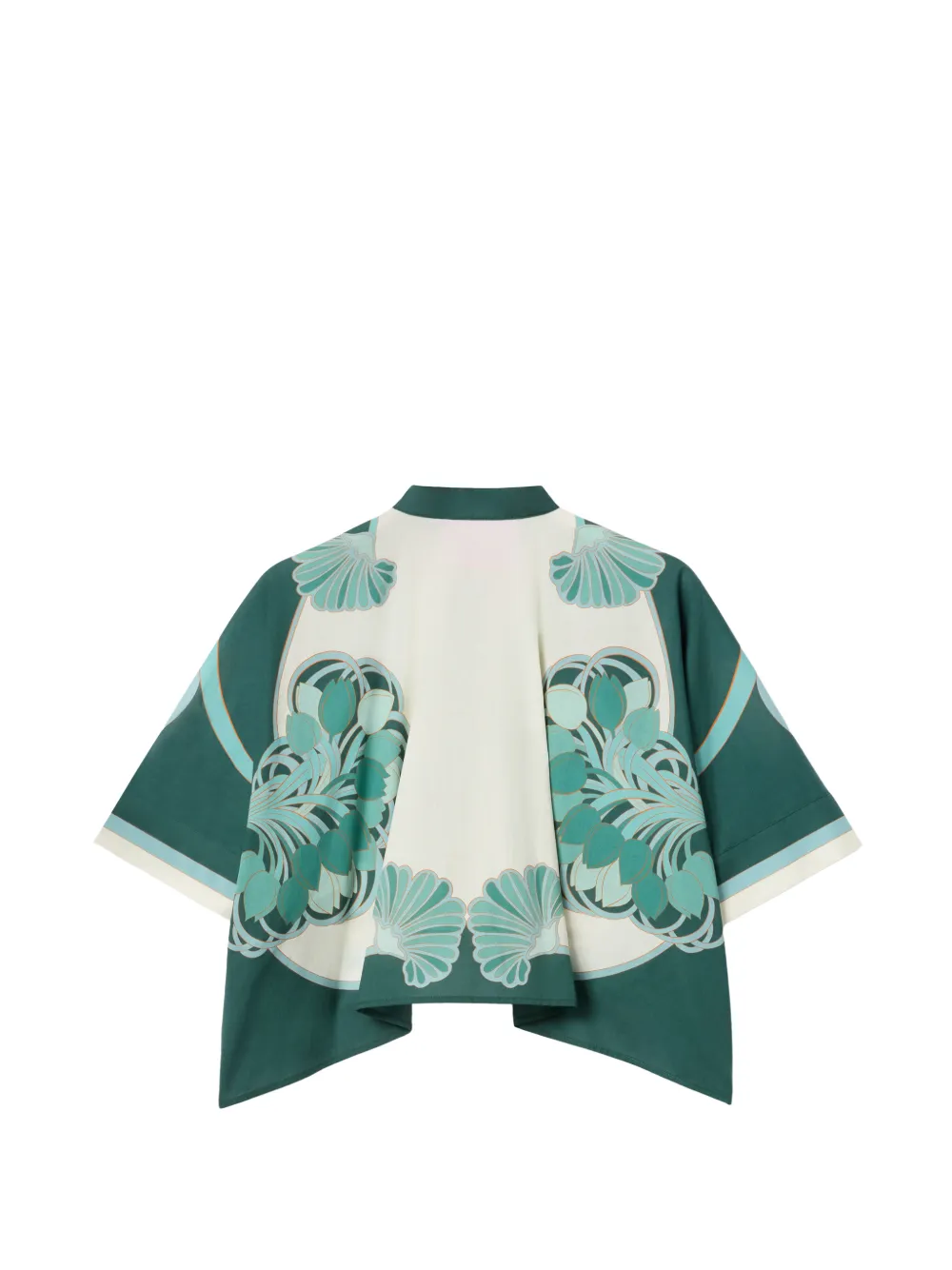 La DoubleJ Foulard mini-blouse Groen