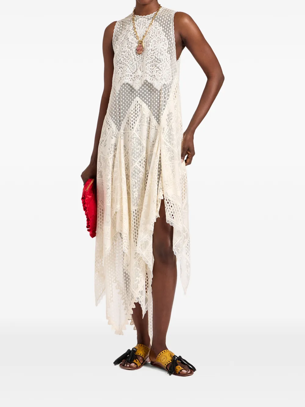 La DoubleJ Aura jurk Beige