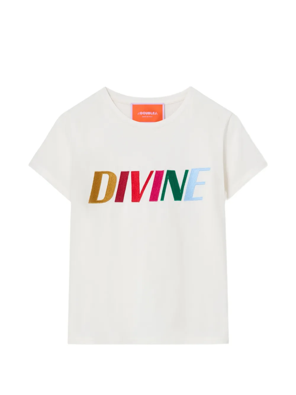 La DoubleJ T-shirt con ricamo - Bianco