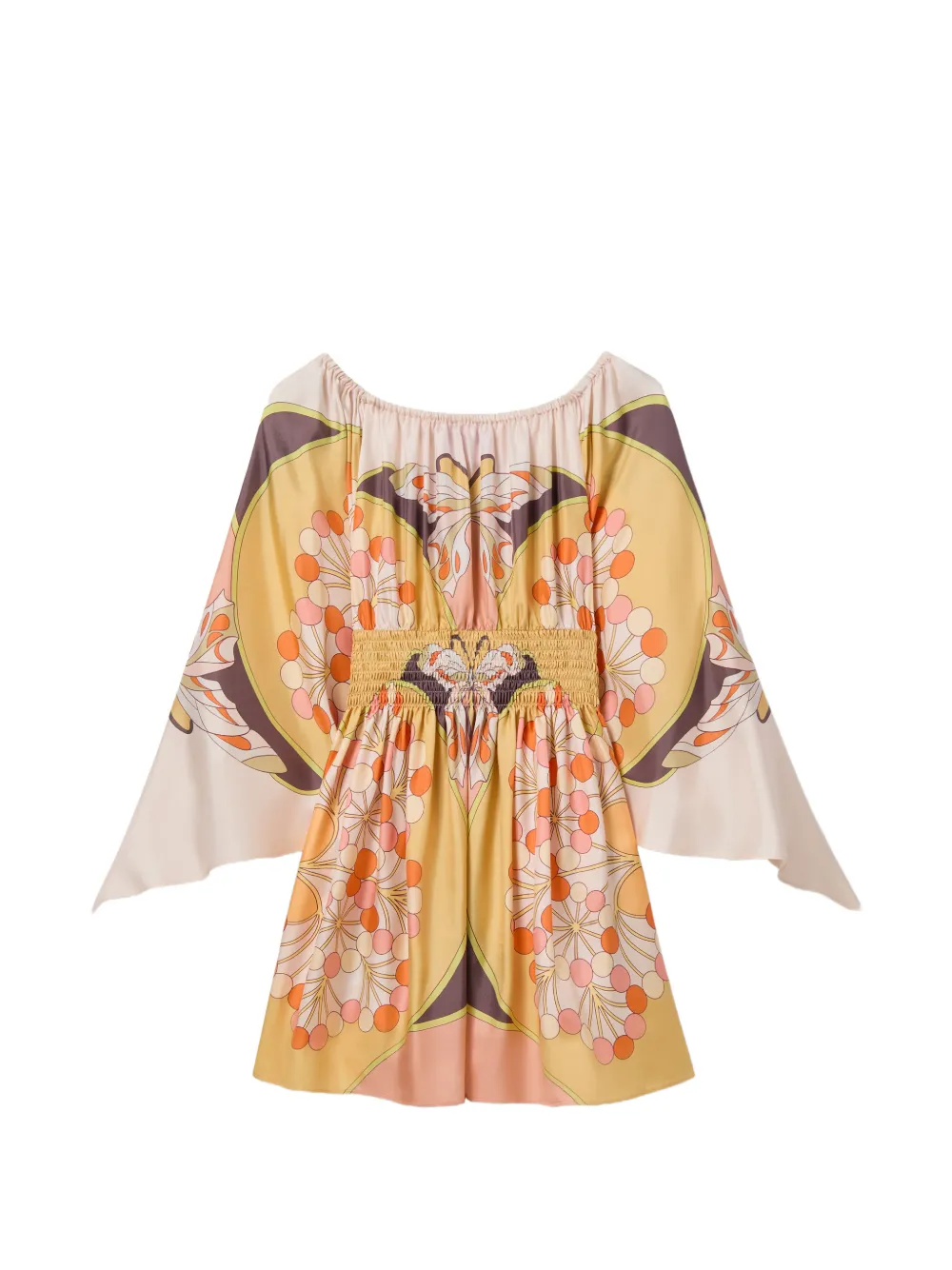 La DoubleJ Sienna mini-jurk Geel