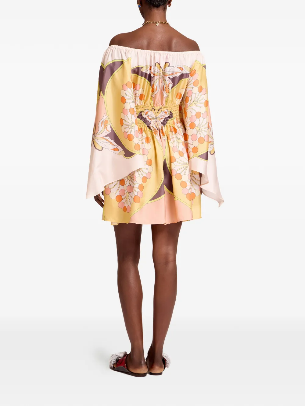 La DoubleJ Sienna mini-jurk Geel