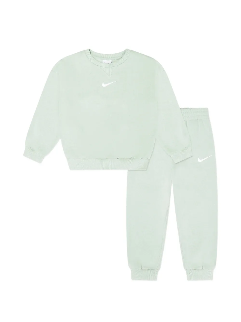 Nike Kids logo-detail tracksuit set - Verde
