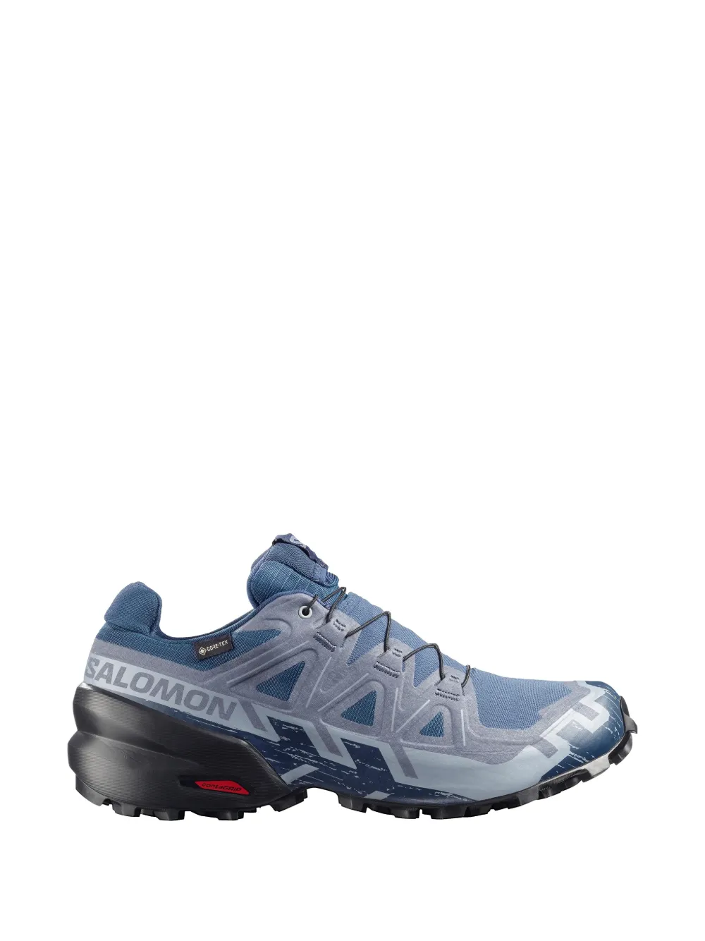 Salomon geometric panel sneakers Blauw