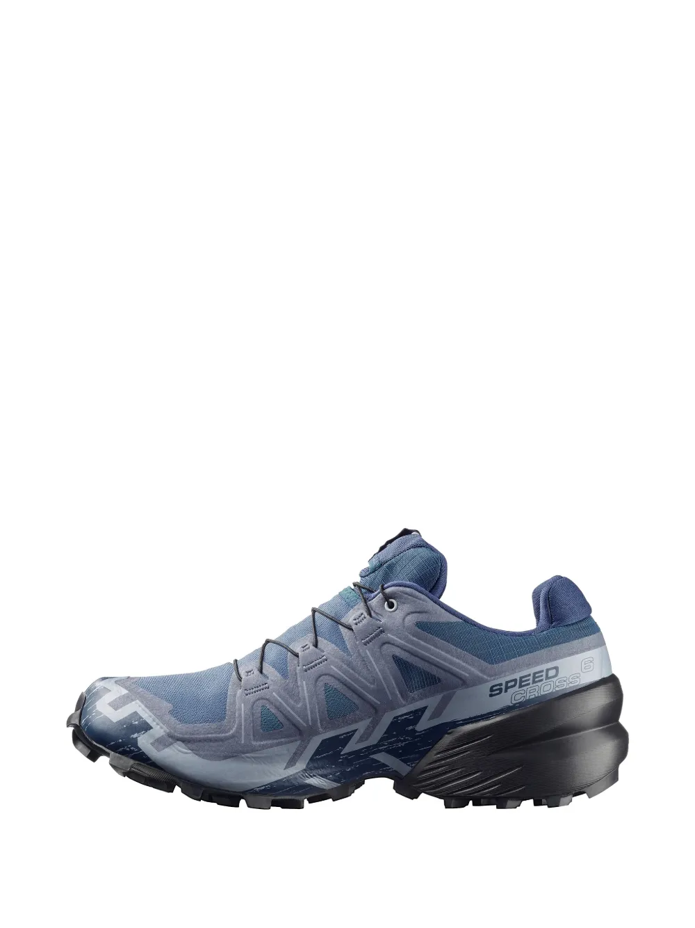 Salomon geometric panel sneakers Blauw