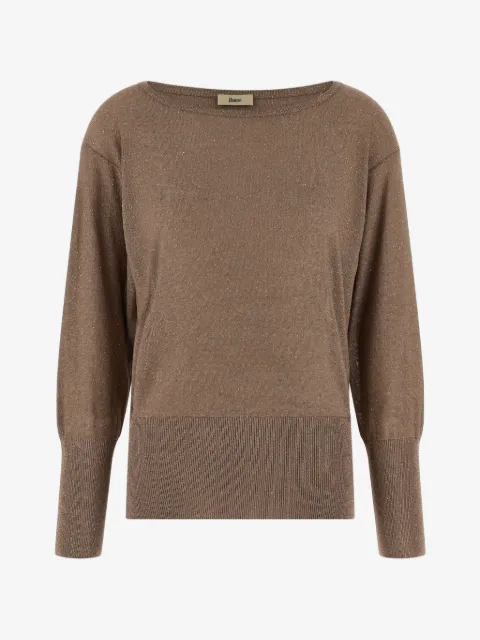Herno sequin-appliqué sweater