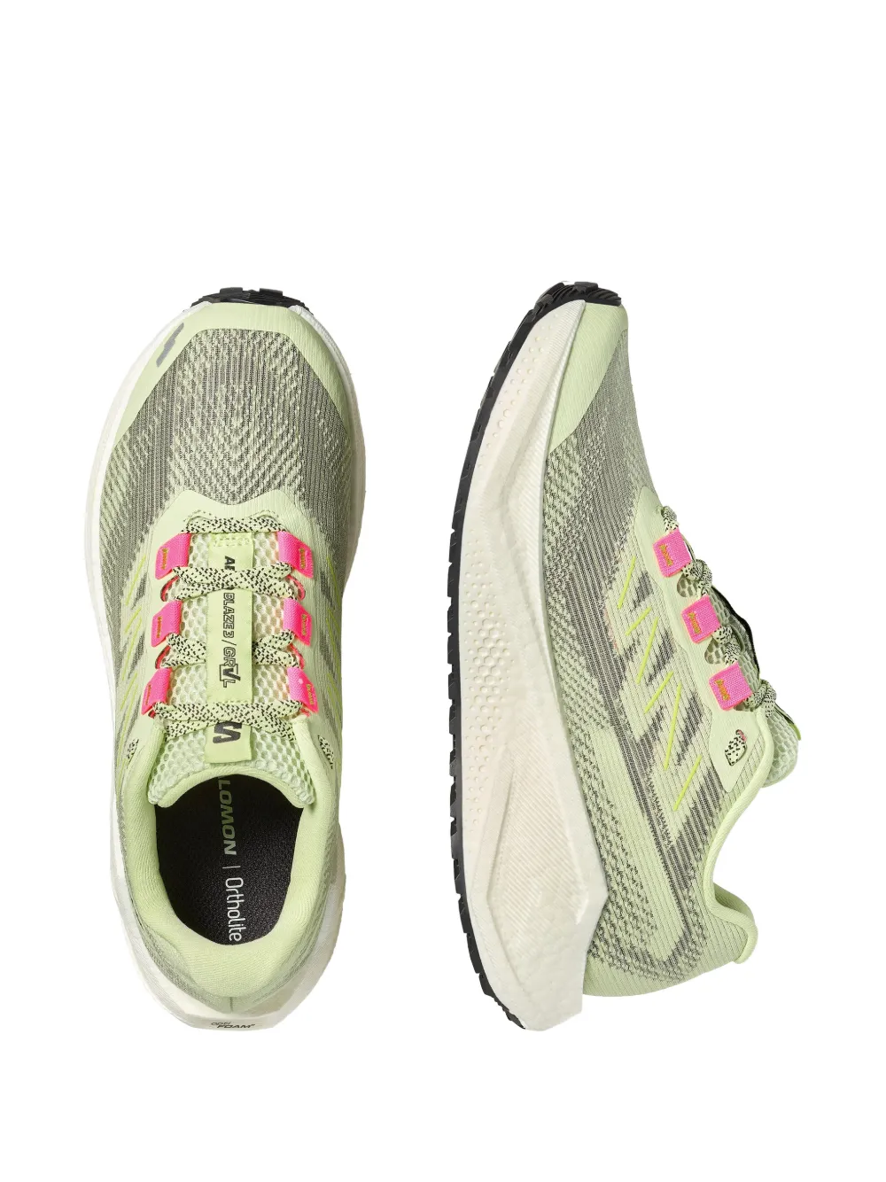 Salomon patterned sneakers Groen