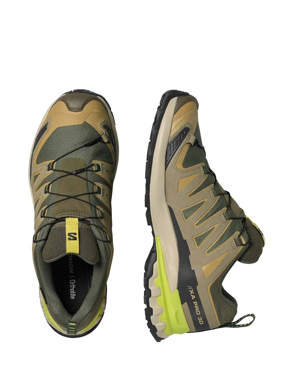 Salomon XA Pro 3D V9 lace-up sneakers Groen
