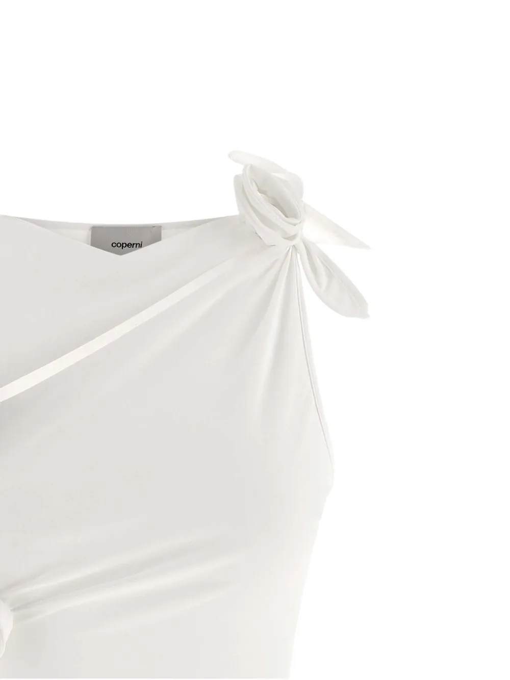 Coperni Asymmetrische jurk Wit