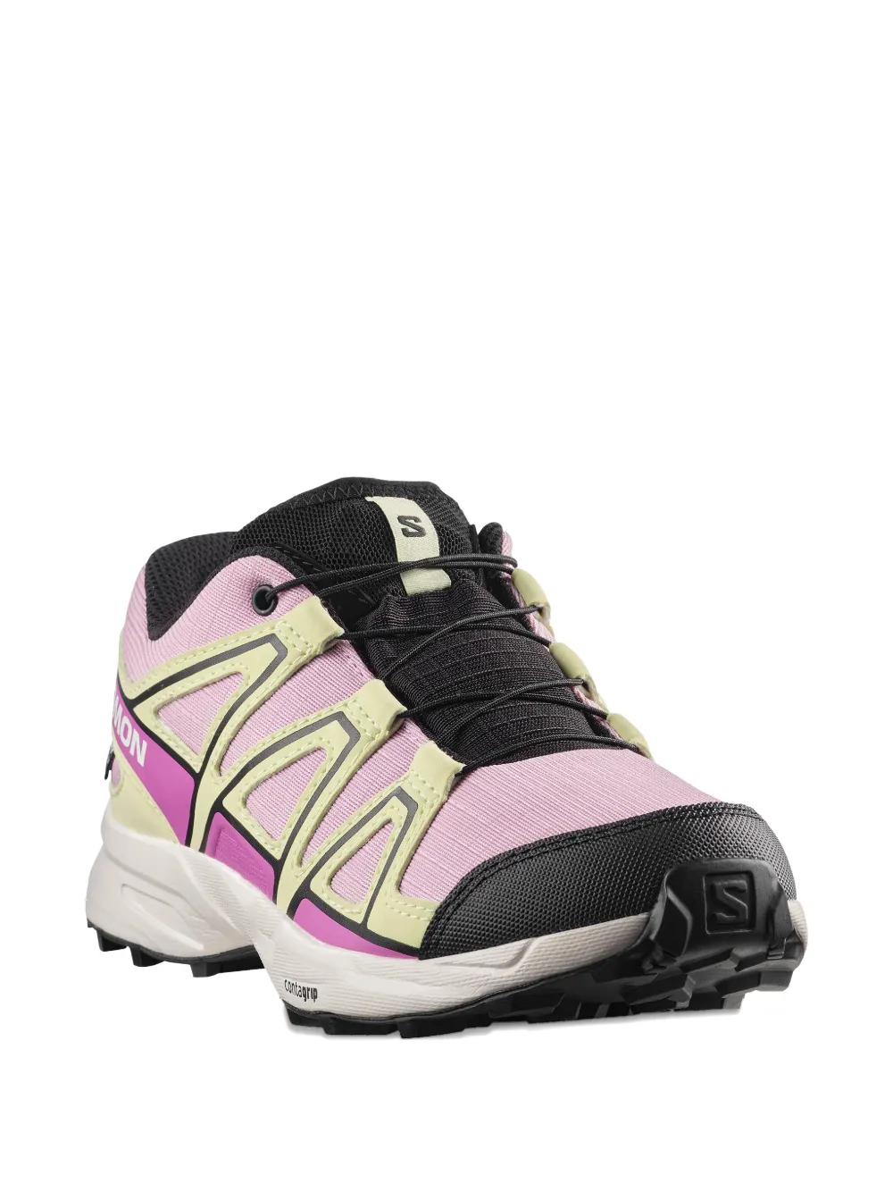 SALOMON KIDS cutout panel sneakers Roze