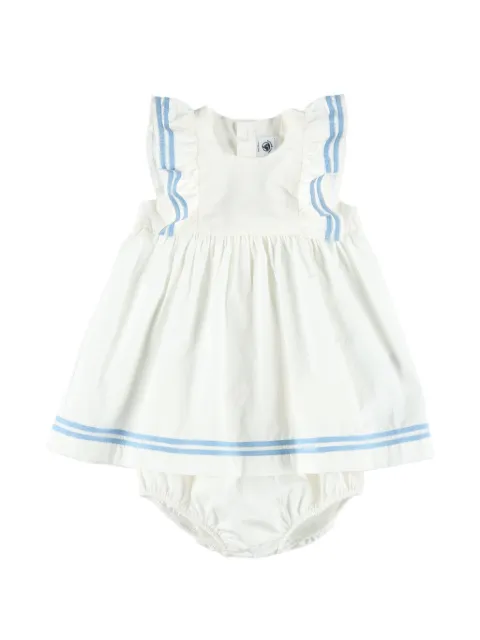 Petit Bateau Kleid mit gestreiften Details (2er-Set)