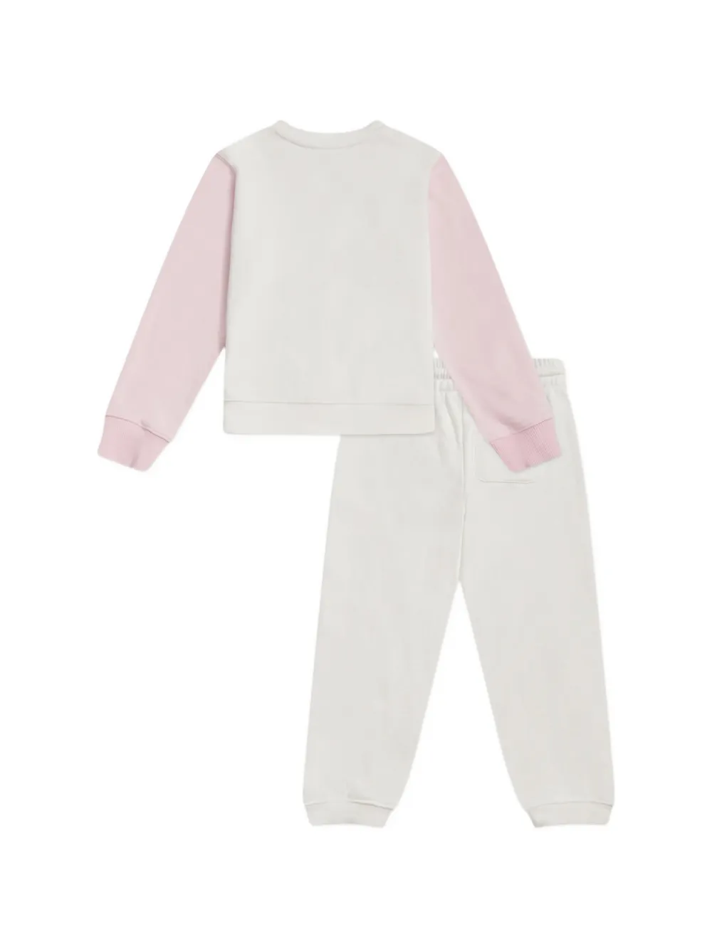  New Balance Kids Logo Drawstring Tacksuit Sets - Neutrals 