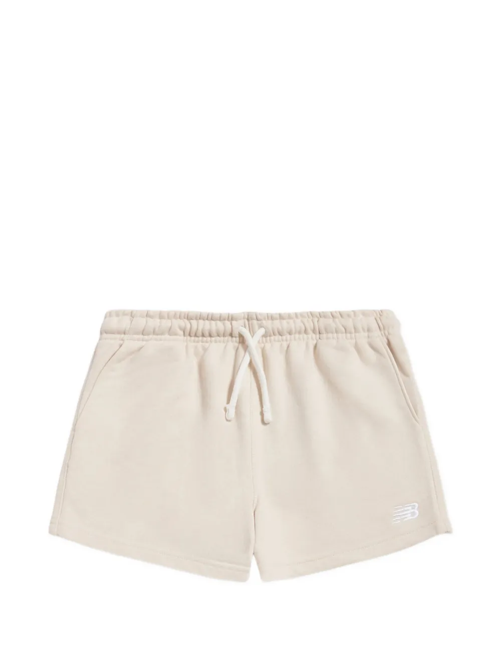 New Balance Kids logo embroidered shorts - Toni neutri