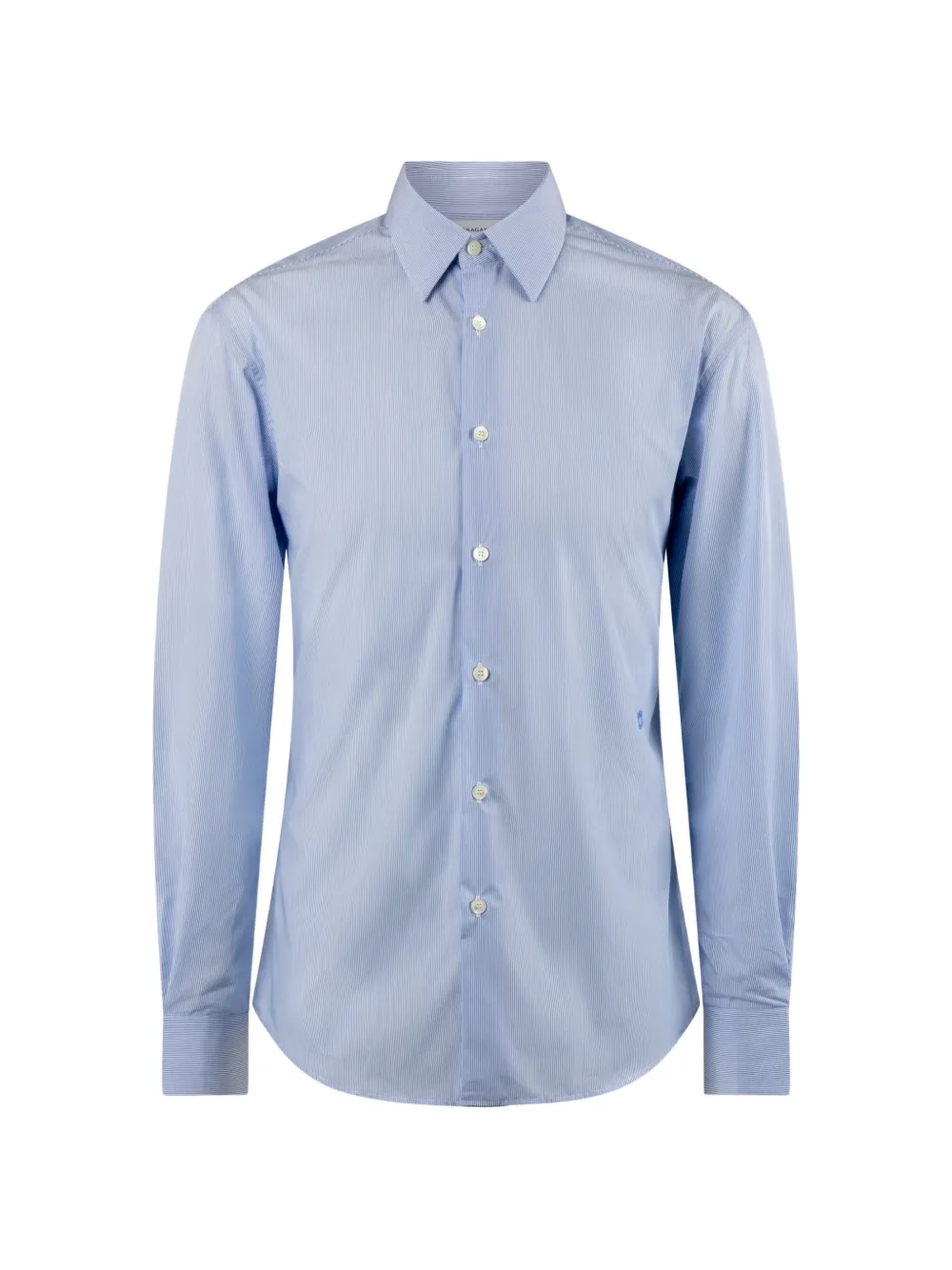 Ferragamo shirt with micro print - Blue