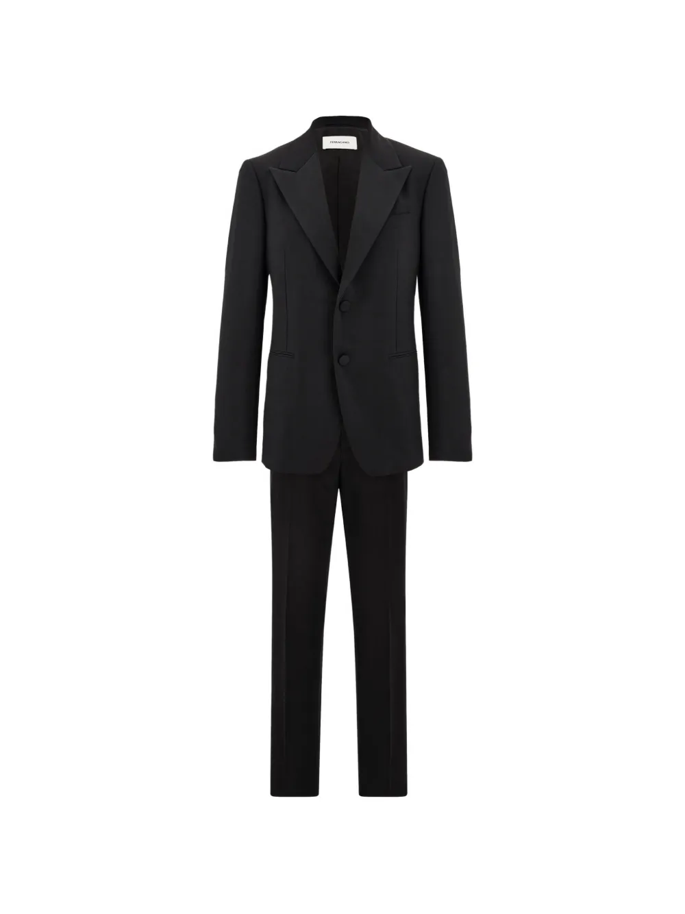 Ferragamo tuxedo suit - Black