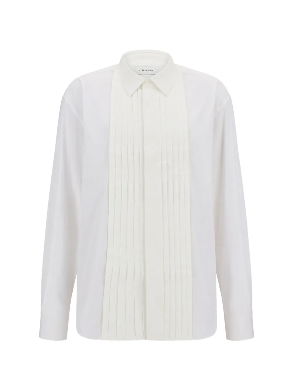 Ferragamo tuxedo shirt - Bianco