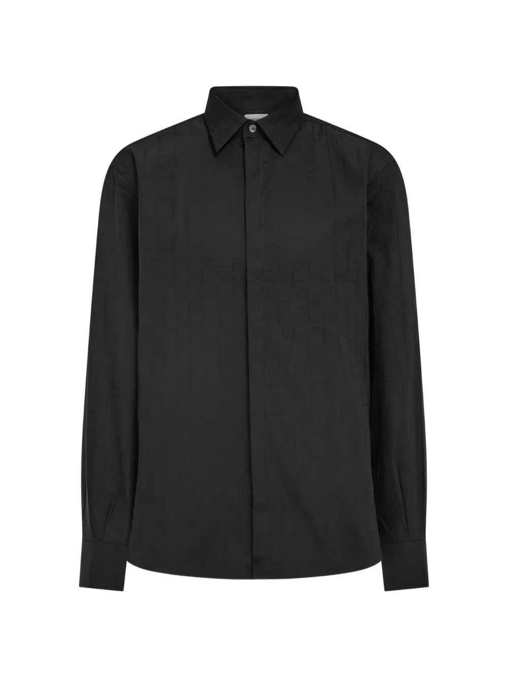 Ferragamo monogram shirt - Black