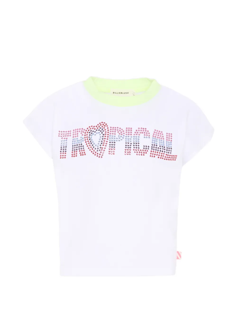 Billieblush short-sleeve graphic T-shirt - Bianco
