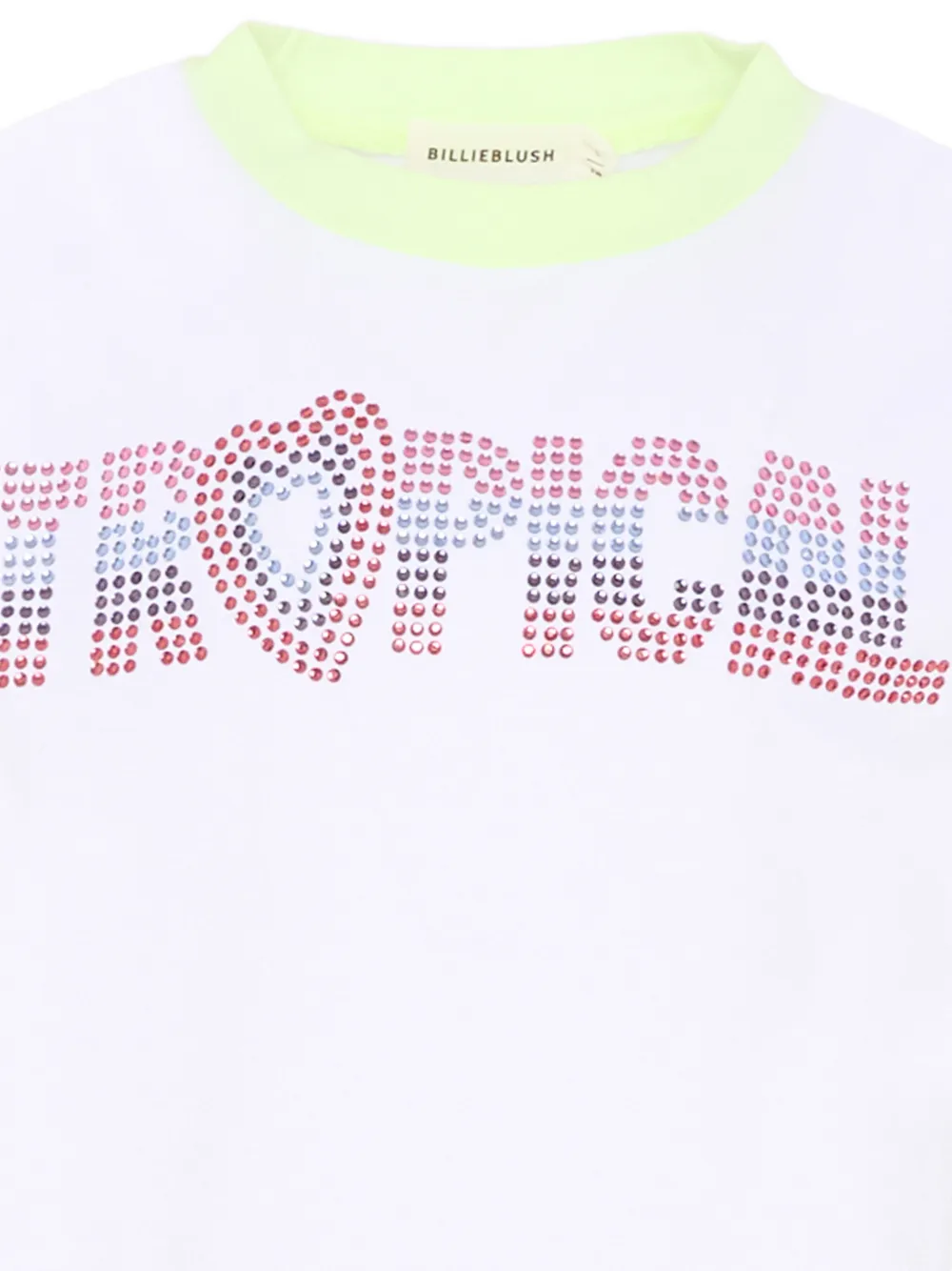 Billieblush Grafisch T-shirt met korte mouwen Wit