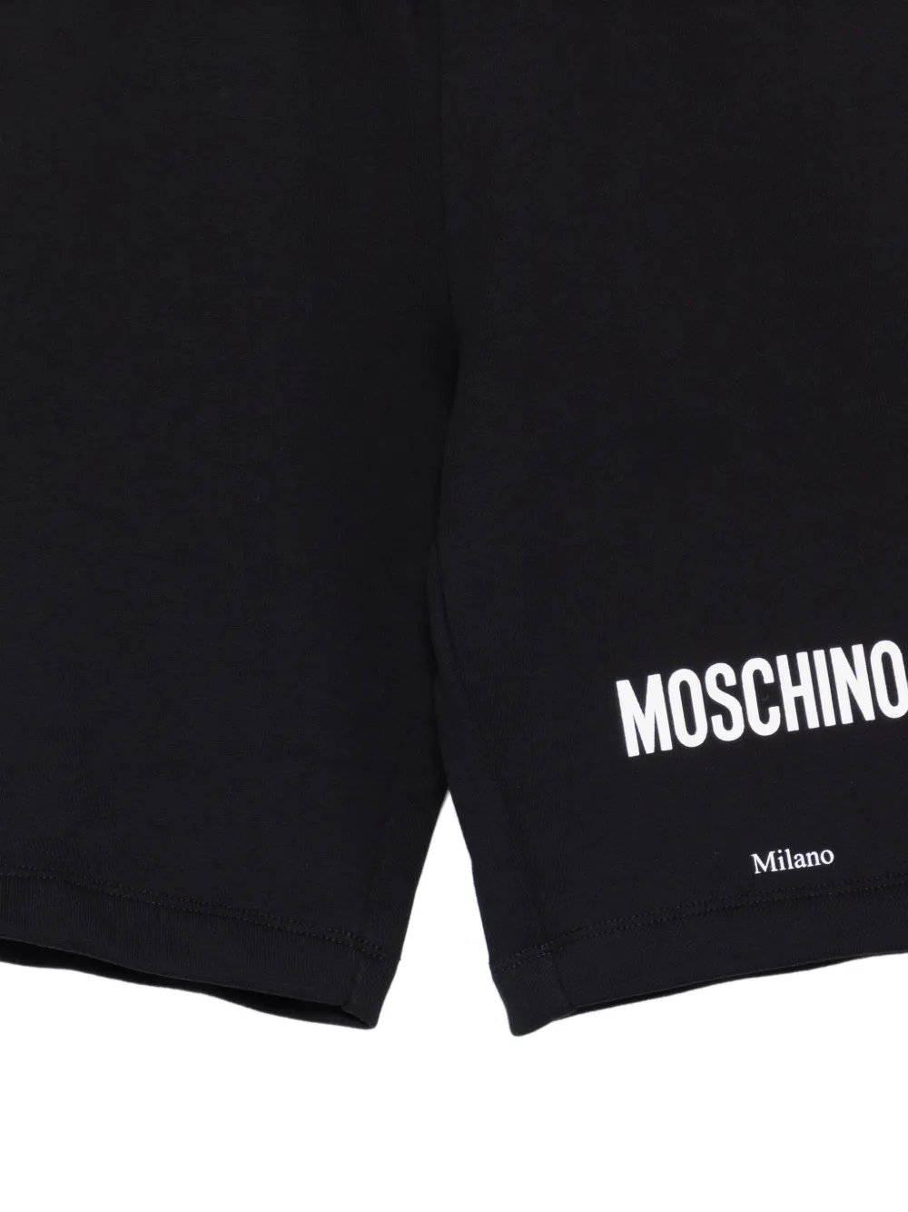 Moschino Kids Shorts met logoprint Zwart