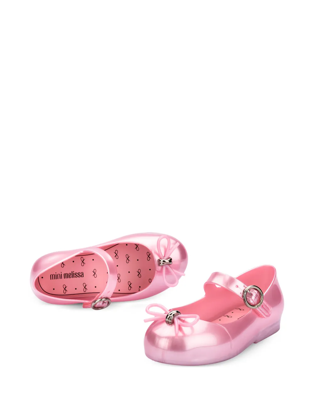 Mini Melissa Ballerina's met gesp Roze