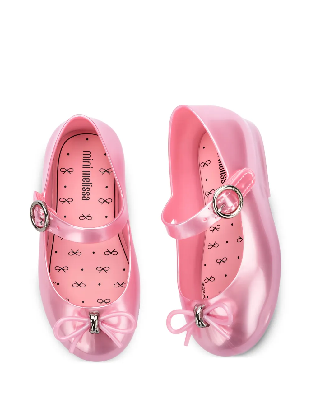 Mini Melissa Ballerina's met gesp Roze