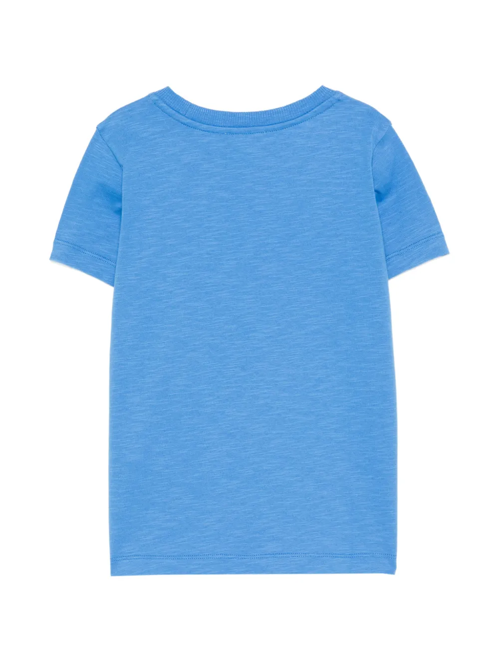 Moschino Kids T-shirt met logoprint Blauw