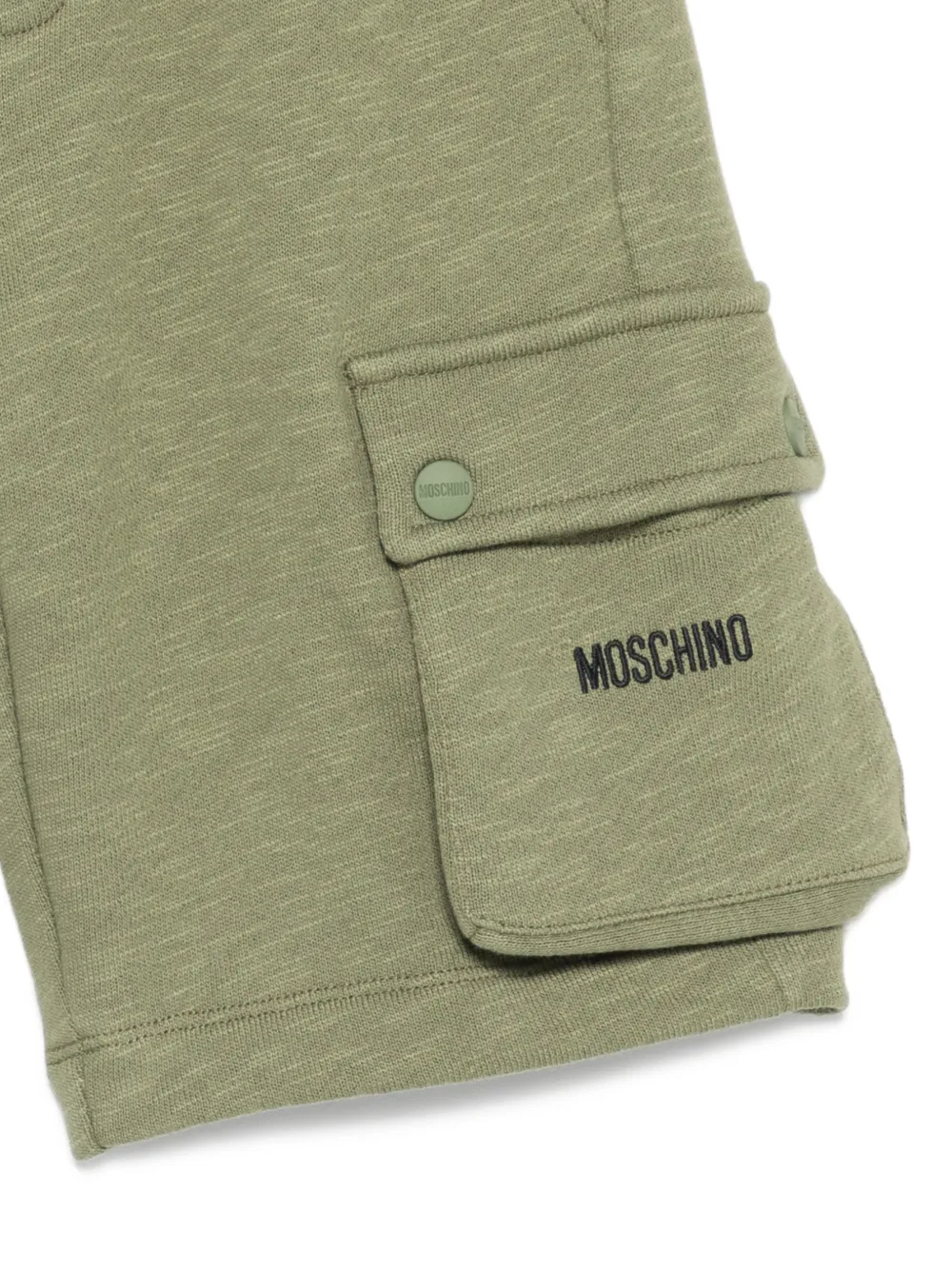 Logo-Embroidered Cargo Shorts