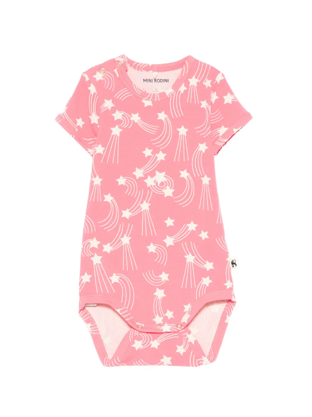 Mini Rodini star print bodie - Rosa