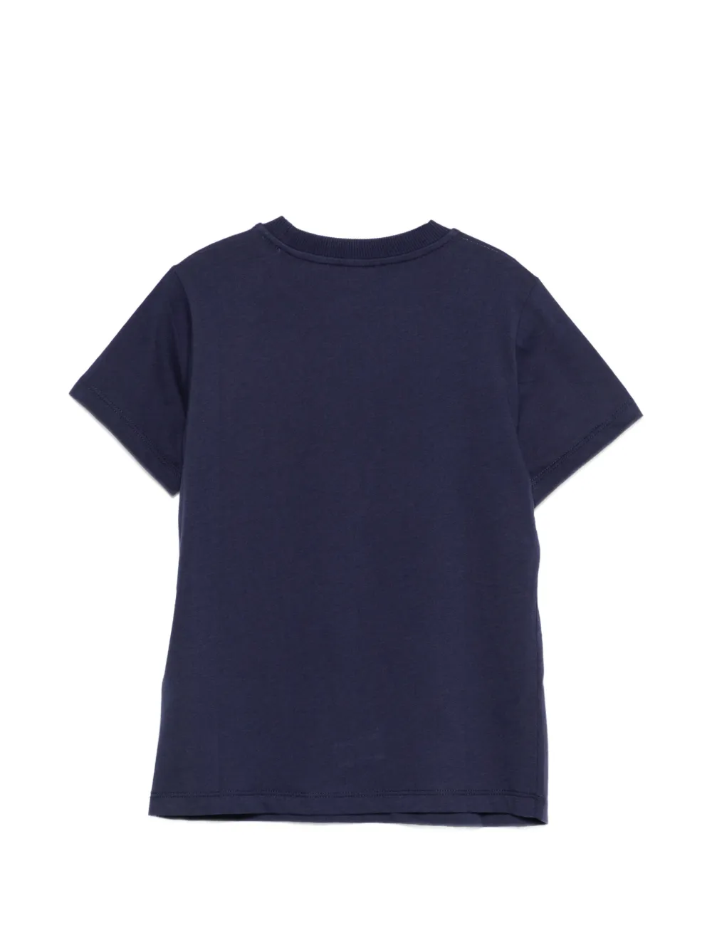 Moschino Kids Teddy T-shirt met logo Blauw