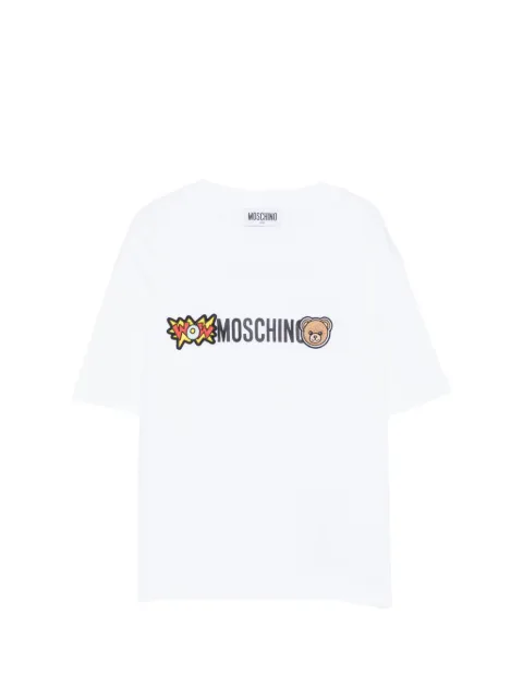 Moschino Kids 패치 디테일 티셔츠