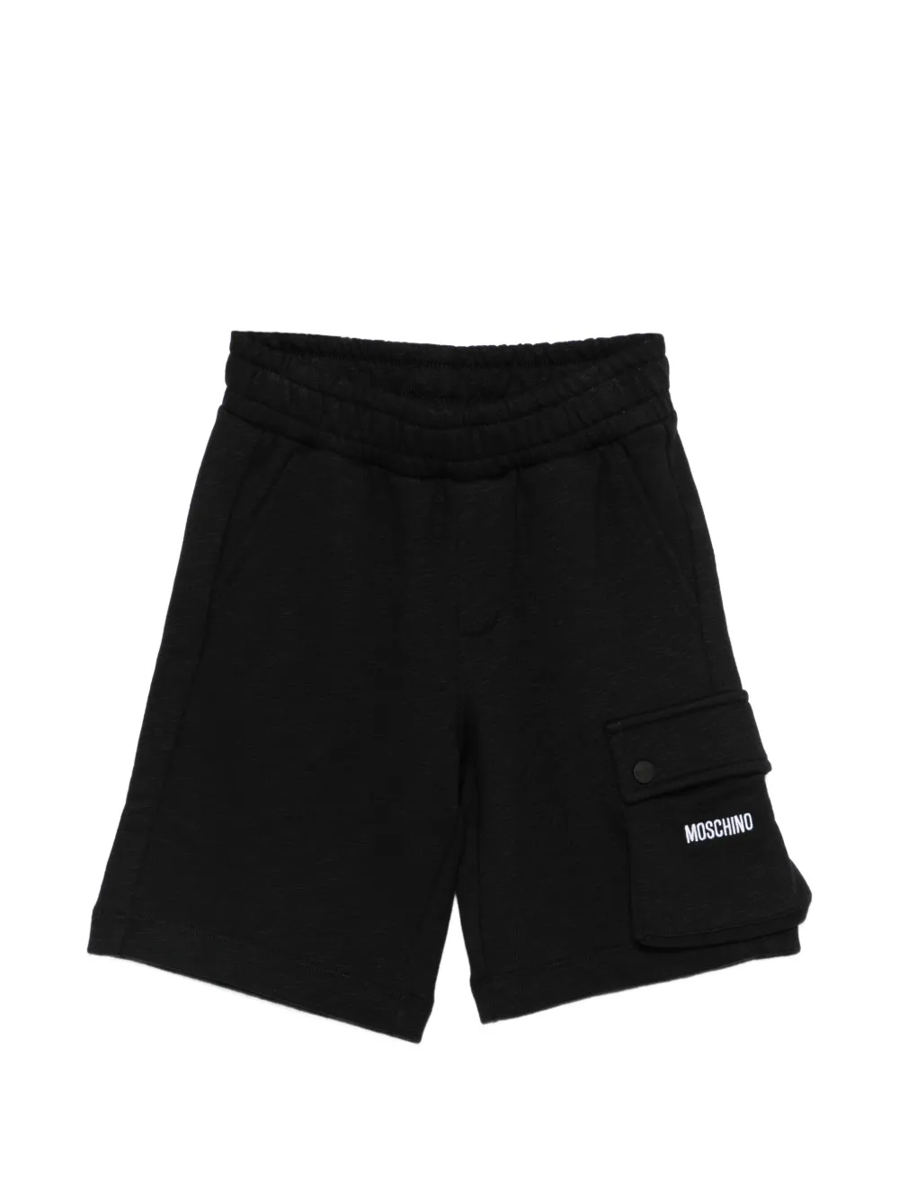 Moschino Kids cargo pocket shorts - Nero
