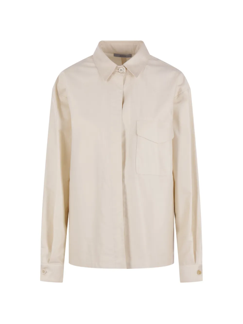 Dušan Buttoned Pocket Coat In Neutral