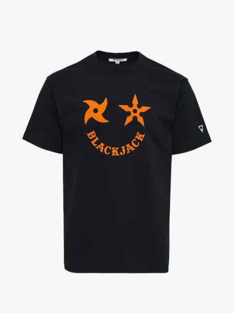 Blackjack Shuriken T-shirt met grafische print