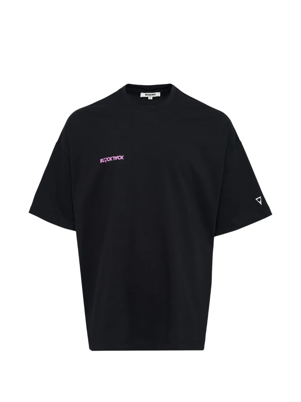 Blackjack print-detail T-shirt - Nero